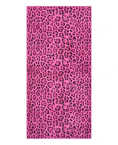 Juicy Couture Timeless Leopard Finely Soft Washable Accent Rug, 24" x 48"