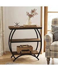 Tribesigns 3-Tier End Table for Living Room, Narrow Couch Side Table, Small Bedside Nightstand