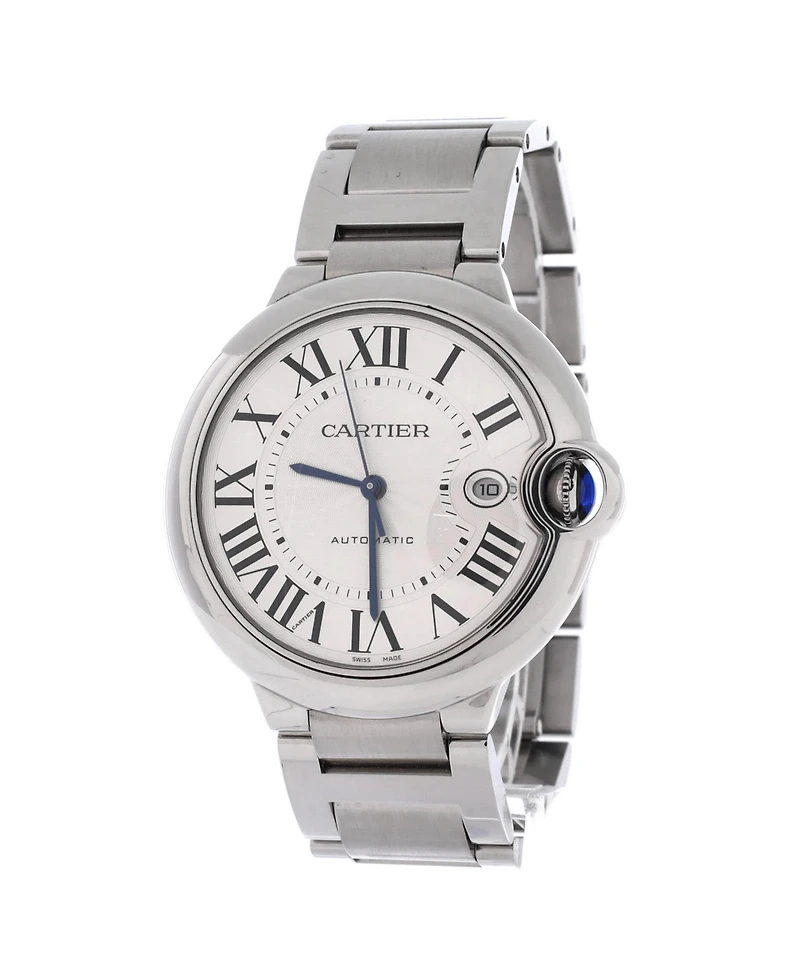 Pre-Owned Cartier Ballon Bleu de Cartier Automatic Watch in Stainless Steel 42mm