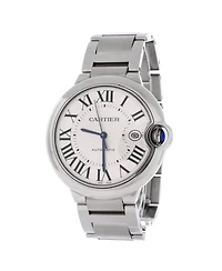 Pre-Owned Cartier Ballon Bleu de Cartier Automatic Watch in Stainless Steel 42mm