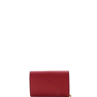 Pre-Owned Saint Laurent Uptown Chain Wallet Leather