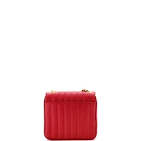 Pre-Owned Saint Laurent Medium Vicky Crossbody Bag Vertical Quilted Grainy Leather