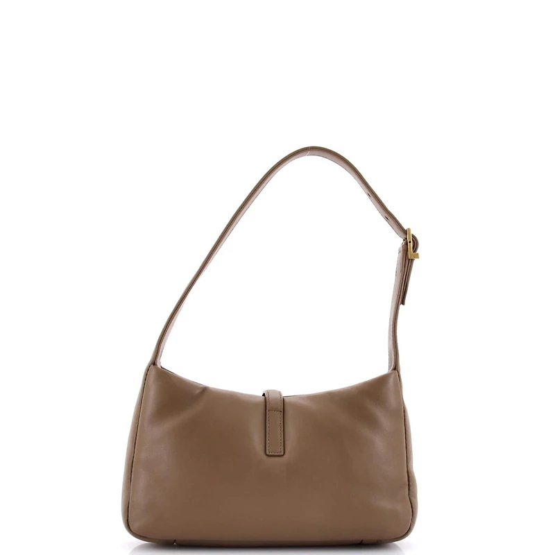 Pre-Owned Saint Laurent Small Le 5 a 7 Hobo Leather
