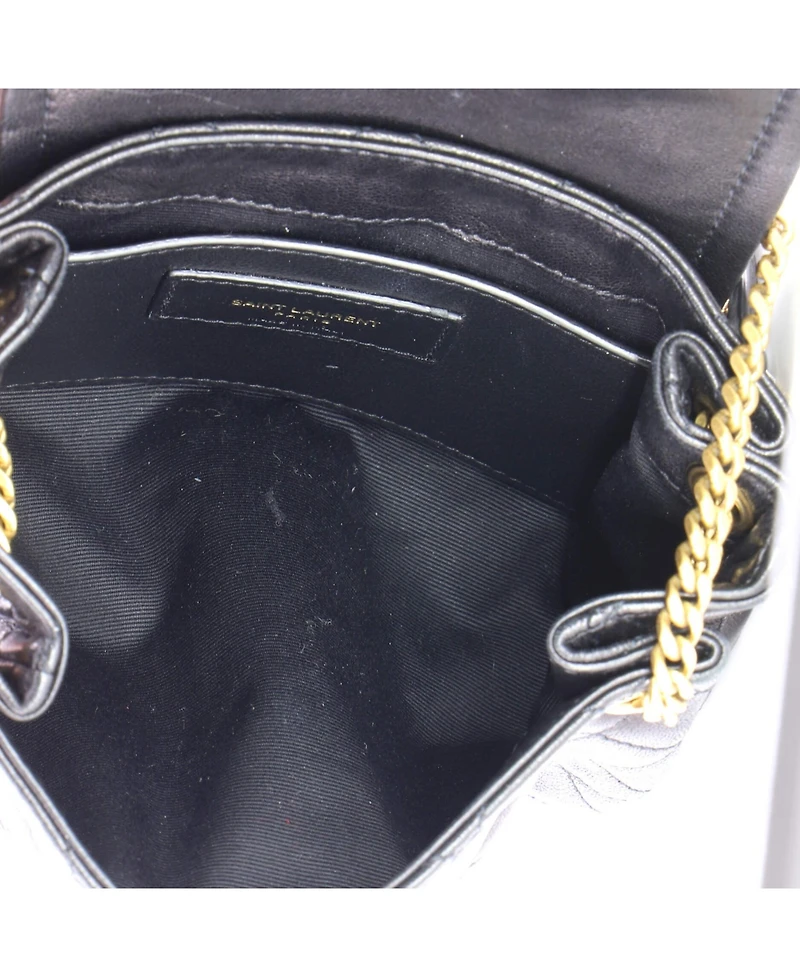 Pre-Owned Saint Laurent Mini Nolita Satchel Quilted Leather