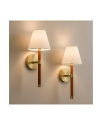 Possini Euro Design Possini Euro Aniline 17 1/2"H Soft Wall Sconce Set of 2