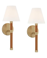 Possini Euro Design Possini Euro Aniline 17 1/2"H Soft Wall Sconce Set of 2