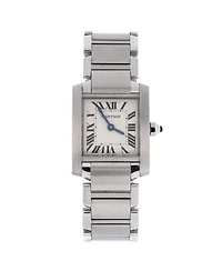 Pre-Owned Cartier Tank Francaise Quartz Watch in Stainless Steel 20mm