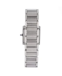 Pre-Owned Cartier Tank Francaise Quartz Watch in Stainless Steel with Diamond Markers 25mm