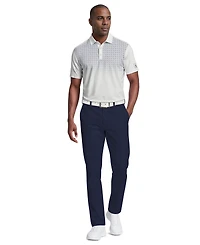 Pga Tour Men's Active Ombre Geo Print Golf Polo Shirt