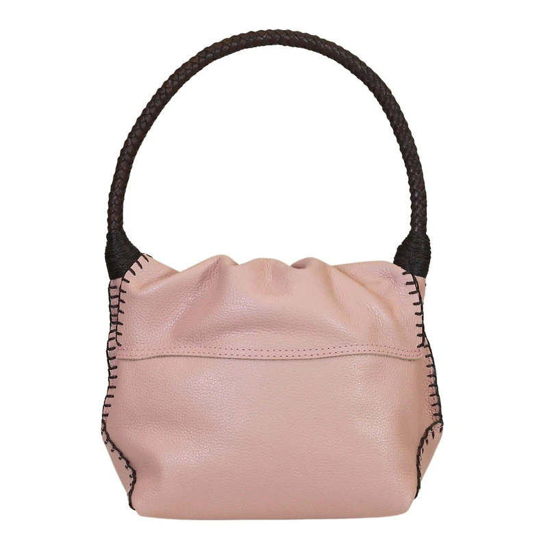 Carlos Falchi Shoulder Butterfly Leather Bag