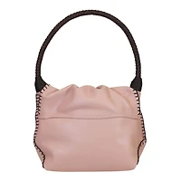 Carlos Falchi Shoulder Butterfly Leather Bag