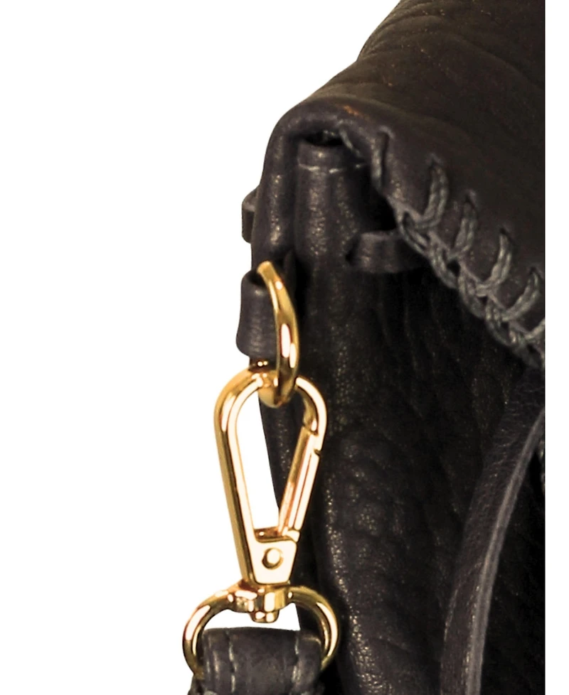 Carlos Falchi Medium Butterfly Lambskin Bag