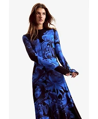 Desigual Women's Long floral dress M. C. Lacroix