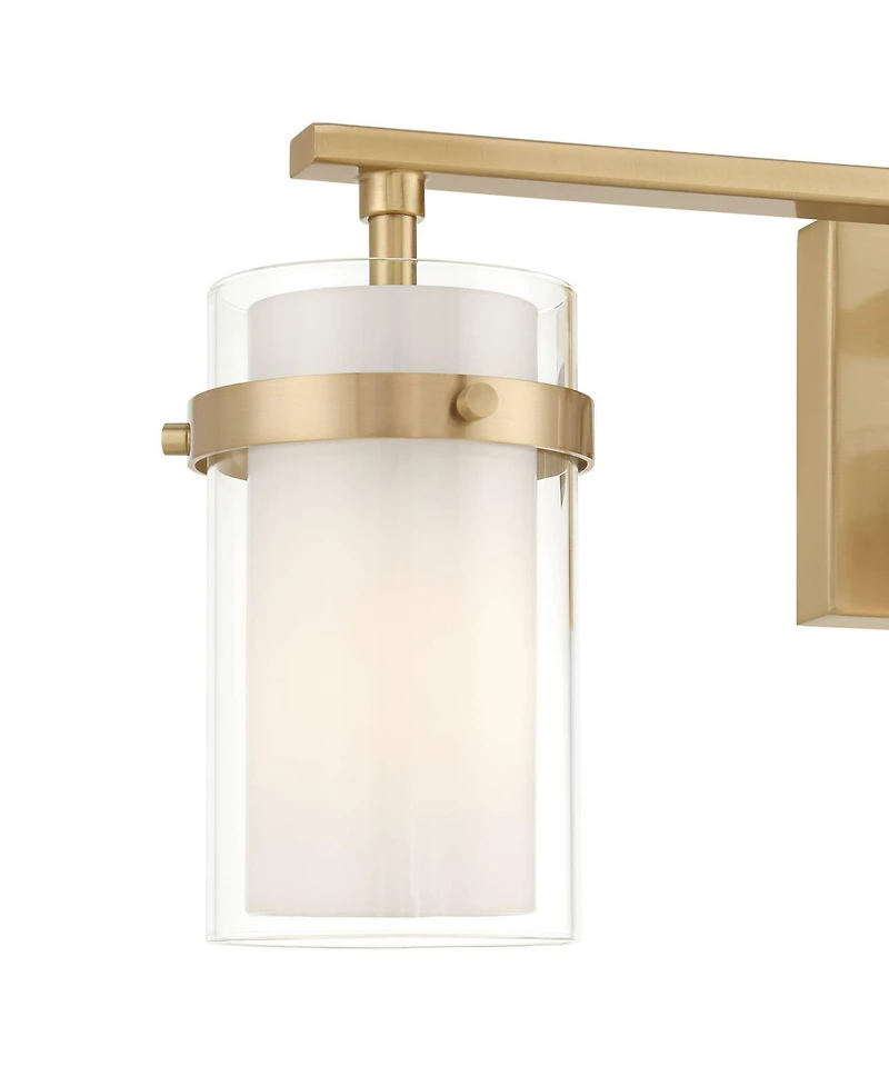 Possini Euro Design Possini Euro Lucia 22" Wide Soft 3-Light Bath Light