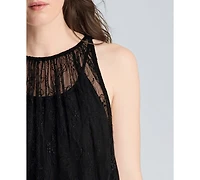 Kenneth Cole Women's Lace Halter Neck Maxi Dress