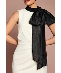 Coast Women's Organza Pussybow Column Midi Dress