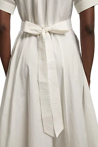 Karen Millen Women's Utility Short Sleeve Midi Dress