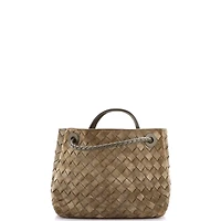 Pre-Owned Bottega Veneta Small Andiamo Top Handle Bag Intrecciato Nappa