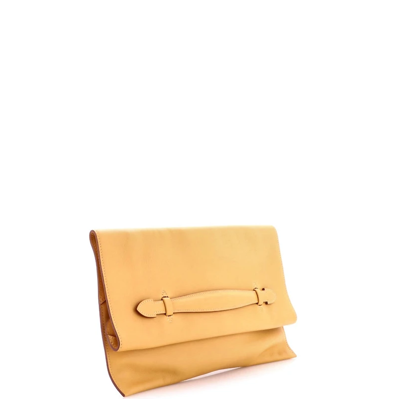 Pre-Owned HERMES Pliplat Clutch Swift