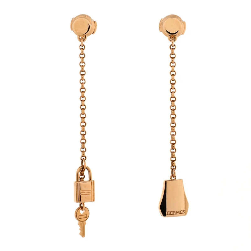 Pre-Owned HERMES Kelly Clochette Drop Earrings