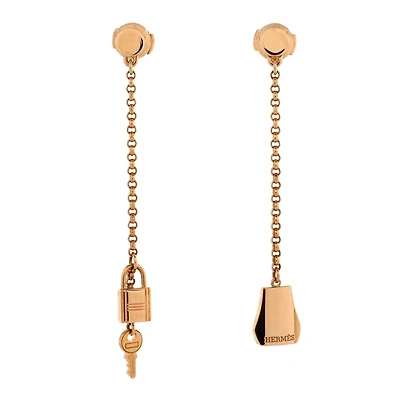 Pre-Owned HERMES Kelly Clochette Drop Earrings