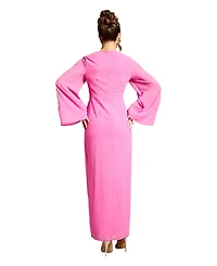 Coast Women's Embroidered V-Neck Wrap Dress