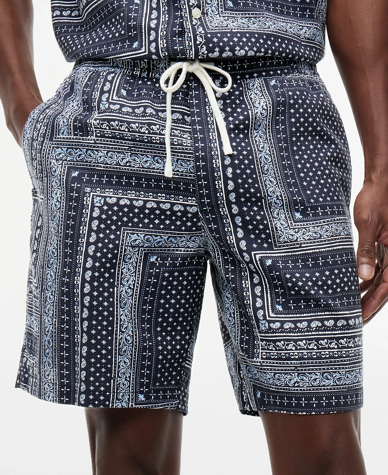 Tommy Hilfiger Men's Dover 8" Bandana Shorts