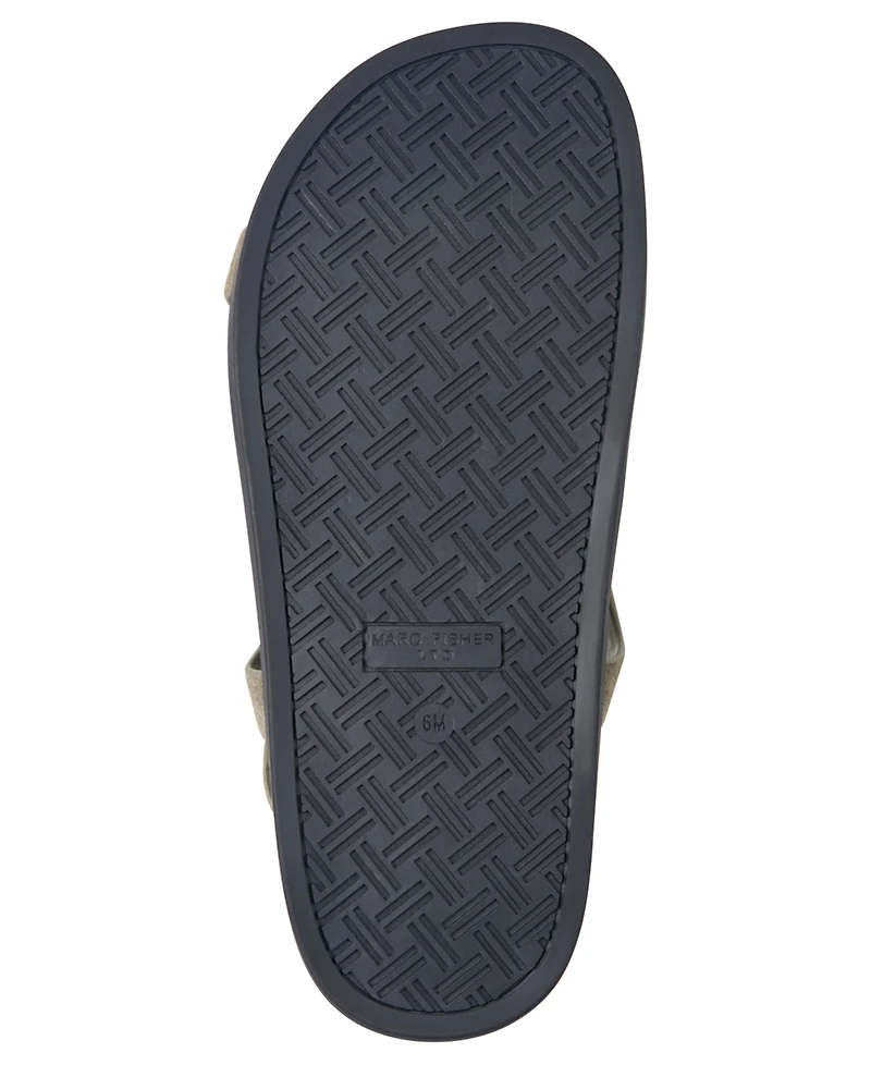 Marc Fisher Ltd Women's Bevy Strappy Flat Sandals