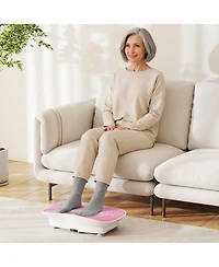 Sugift 20 in Quiet-Motor Vibration Plate for Home Fitness Routines