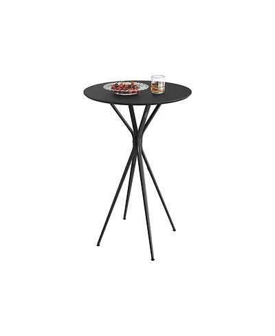 Slickblue Tall Pub Table for Kitchen Bar Dining Modern Space Saver
