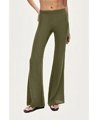 Nocturne Women's Flared High Waist Pants