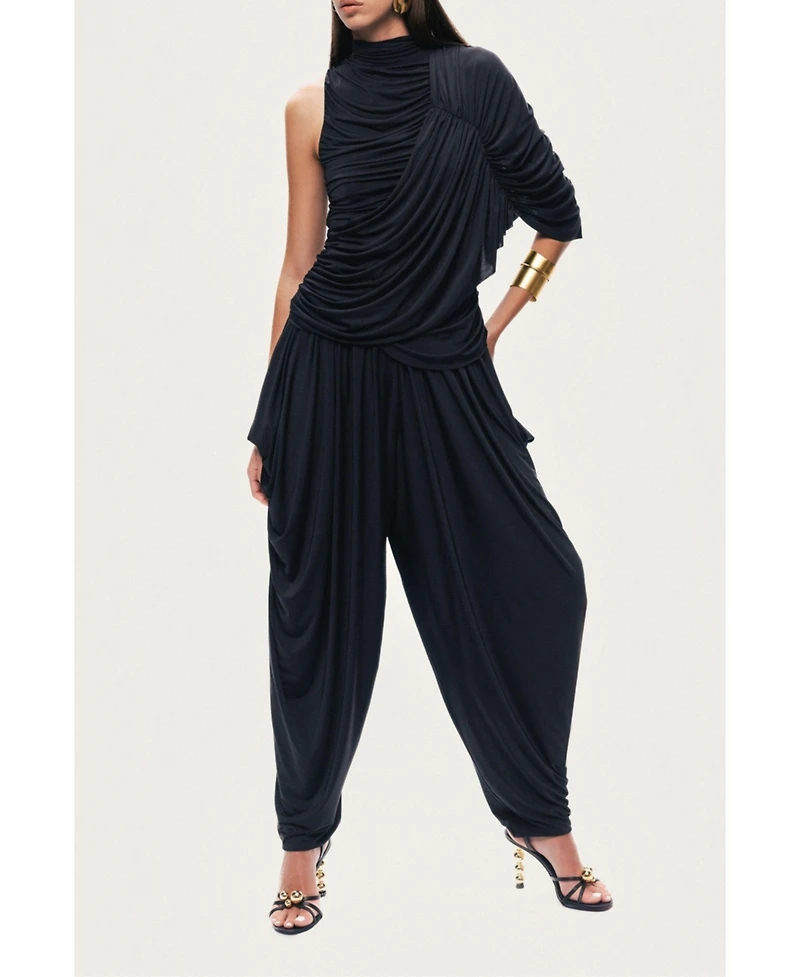 Nocturne Women's Draped Relaxed Fit Pants