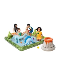 Gnuadz Jurassic Adventure Inflatable Kiddie Pool Slide Sprayer Dinosaurs