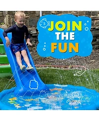 Gnuadz Splash Pad Sprinkler Pool Learning Water Toys Outdoor Play Mat