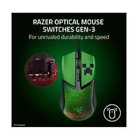 Razer Cobra Minecraft Edition Wired Gaming Mouse with Rgb Lighting and Precision Sensor