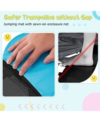 Indoor Kids Toddler Trampoline with Safety Net Mini Jump Set