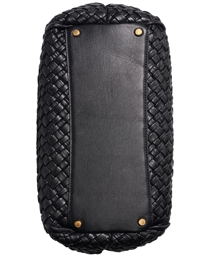 Donna Karan New York Glenwood Woven Small Shoulder Handbag