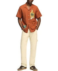 Lucky Brand Men's Embroidered Tequila Time Short-Sleeve Shirt