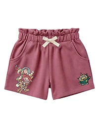 Disney Girls' 2T-6X Short-Sleeve T-Shirt and Shorts, 2-Piece Set
