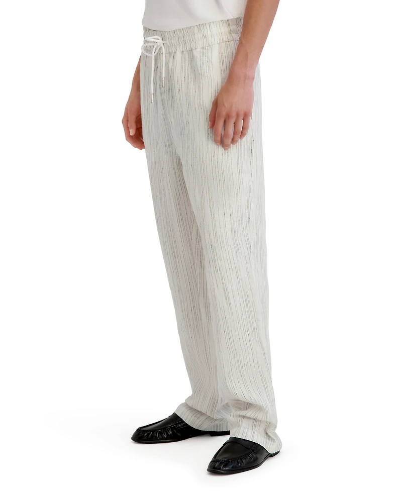 Karl Lagerfeld Paris Men's Striped Relaxed-Fit Pants