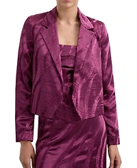 Scalpers Women's Camou Velvet Blazer
