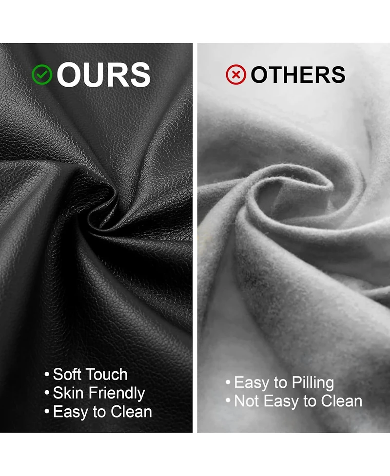 Rainsken Upholstered Full Size Platform Bed Frame, with Led Light and Charging Station, Noise Free, Wingback Design, No Box Spring Needed