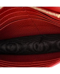 Pre-Owned Gucci Interlocking Wallet on Chain Leather