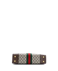Pre-Owned Gucci Medium Ophidia Cut Out Handle Tote Gg Coated Canvas
