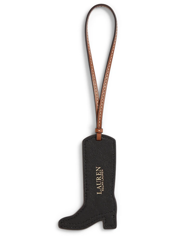 Lauren Ralph Lauren Leather Boot Bag Charm