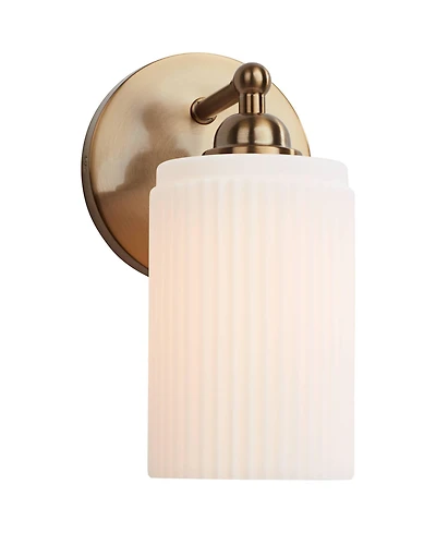 360 Lighting David 9 1/2" High Modern Wall Sconce Light Lamp Fixture Mount Bathroom Bedroom Hardwired Glass Shade