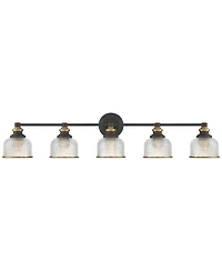 Possini Euro Design Possini Euro Poway 42 1/2"W and Glass 5-Light Bath Light