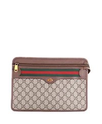 Pre-Owned Gucci Small Ophidia Documents Holder Gg Coated Canvas