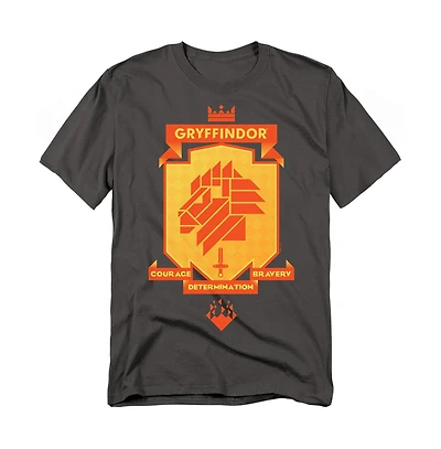 Harry Potter Big & Tall Gryffindor Courage And Bravery T Shirt