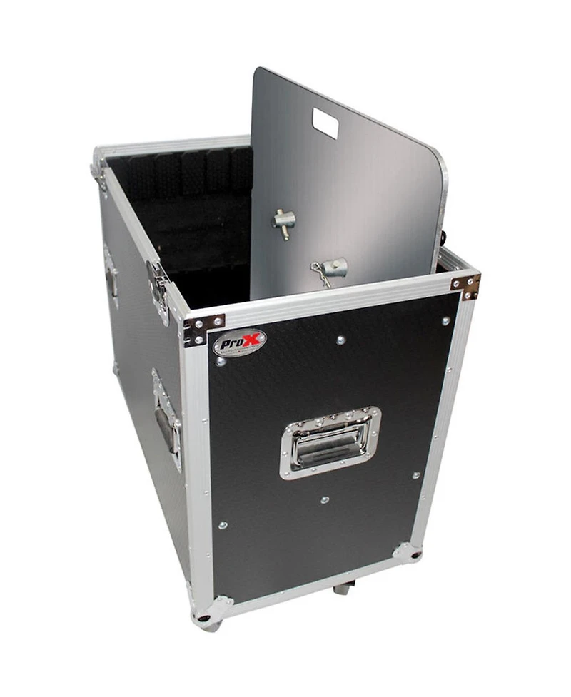 ProX Xs-6XBP2424 Ata-300 Style Flight Road Case with Casters, Holds 6 Pieces 24"x24" Aluminum Base Plates